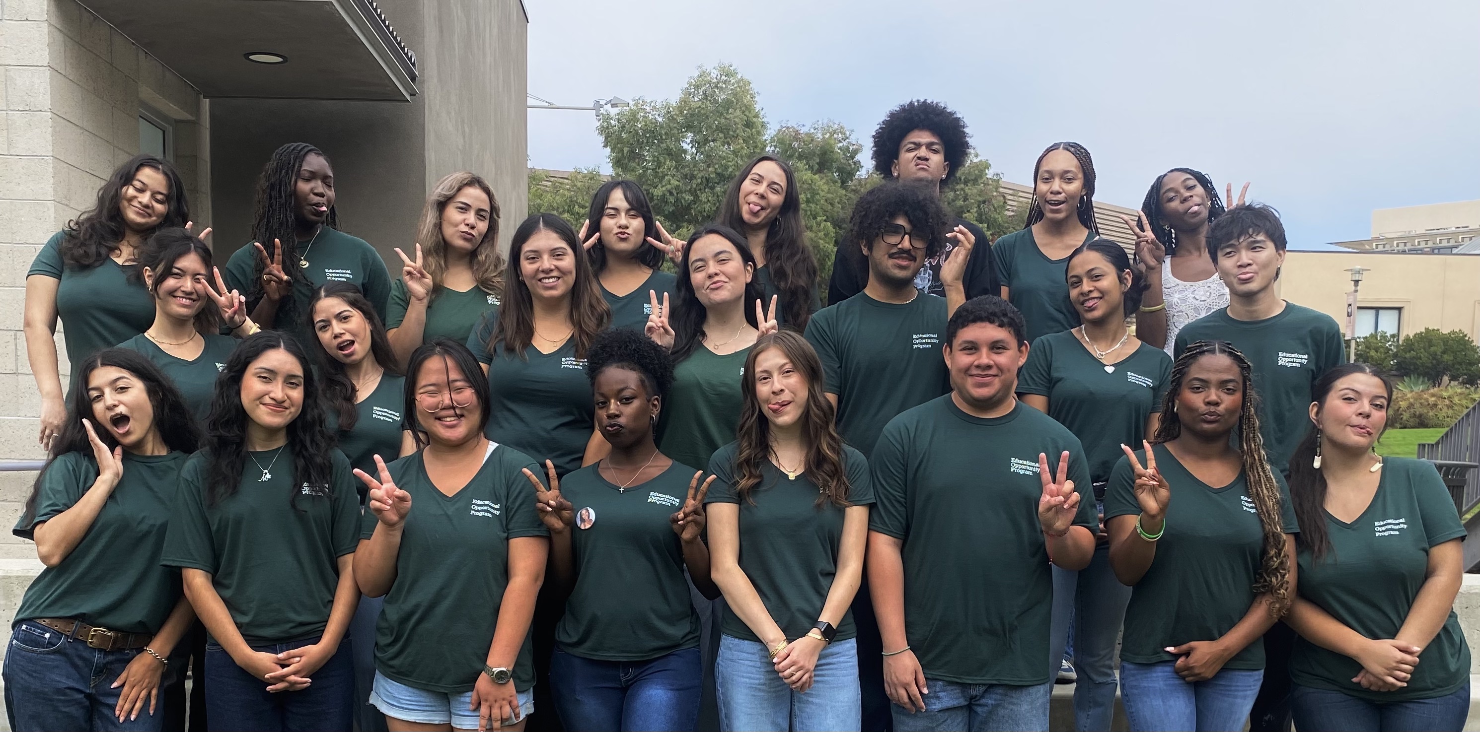 Student Staff EOP Silly Photo