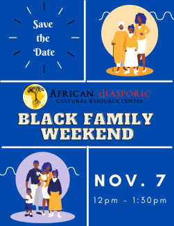 Join us for Black Family Weekend 2020